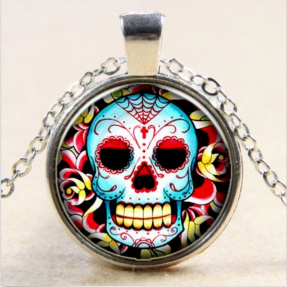 Sugar Skull Necklace - Picture 1 of 2